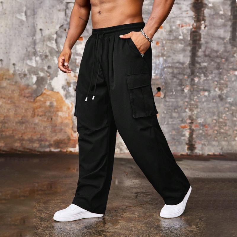stack your style with hongfeng’s stacked sweatpants for both men and women.
